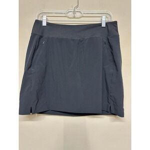 Athleta Soho Skort Size 8 Black Athletic Tennis Golf Activewear Sport Shorts in